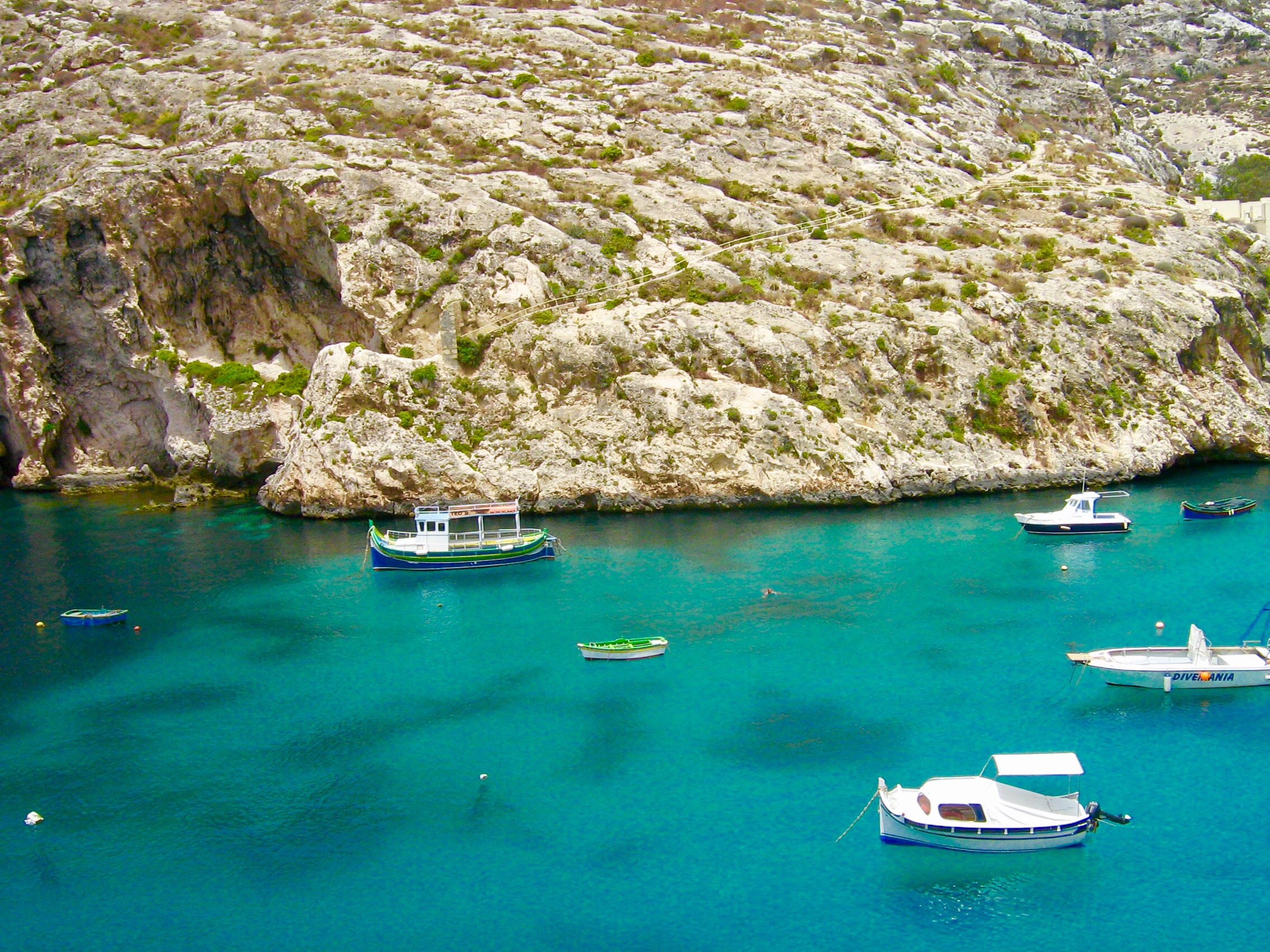 Malta Island Fishermen Boats