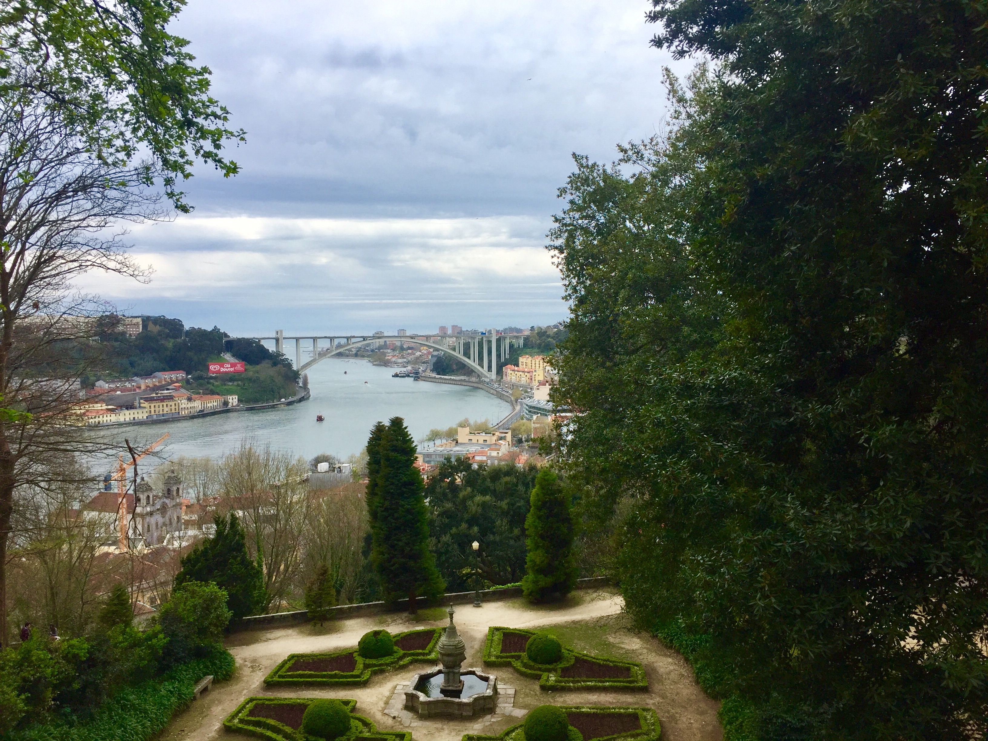 Porto view gardens Douro