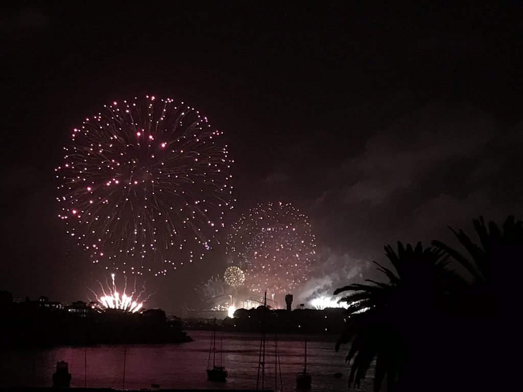 New Years Sydney Bridge fireworks